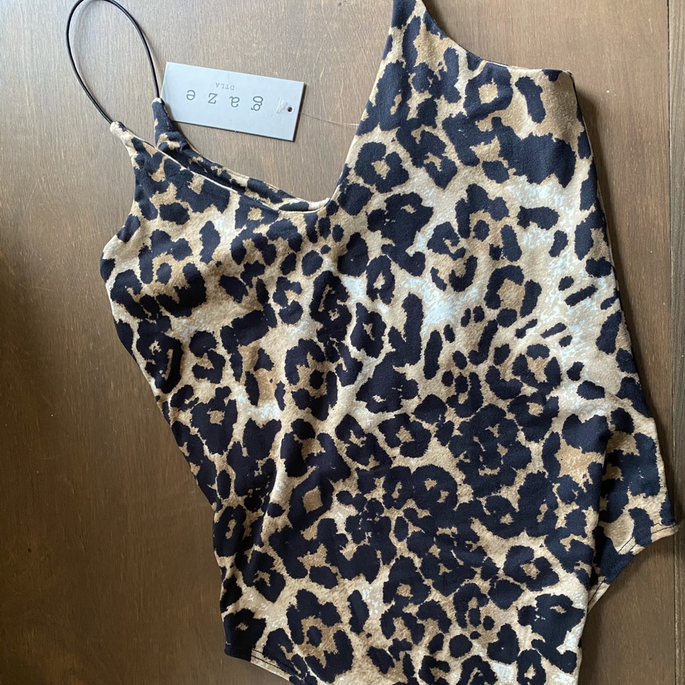 Cheetah print bodysuit